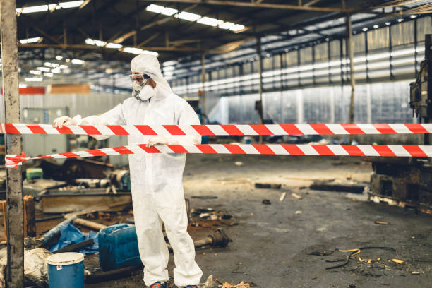 Professional Hoarding Cleanup technician working in Somerset, MD